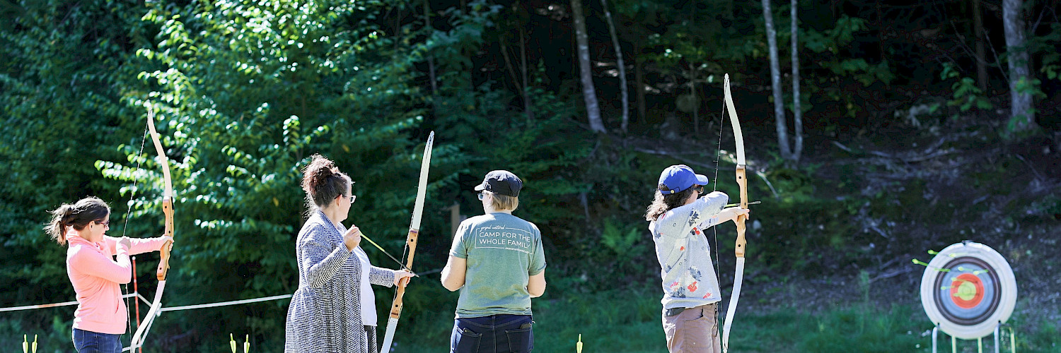 Womens Retreat archery